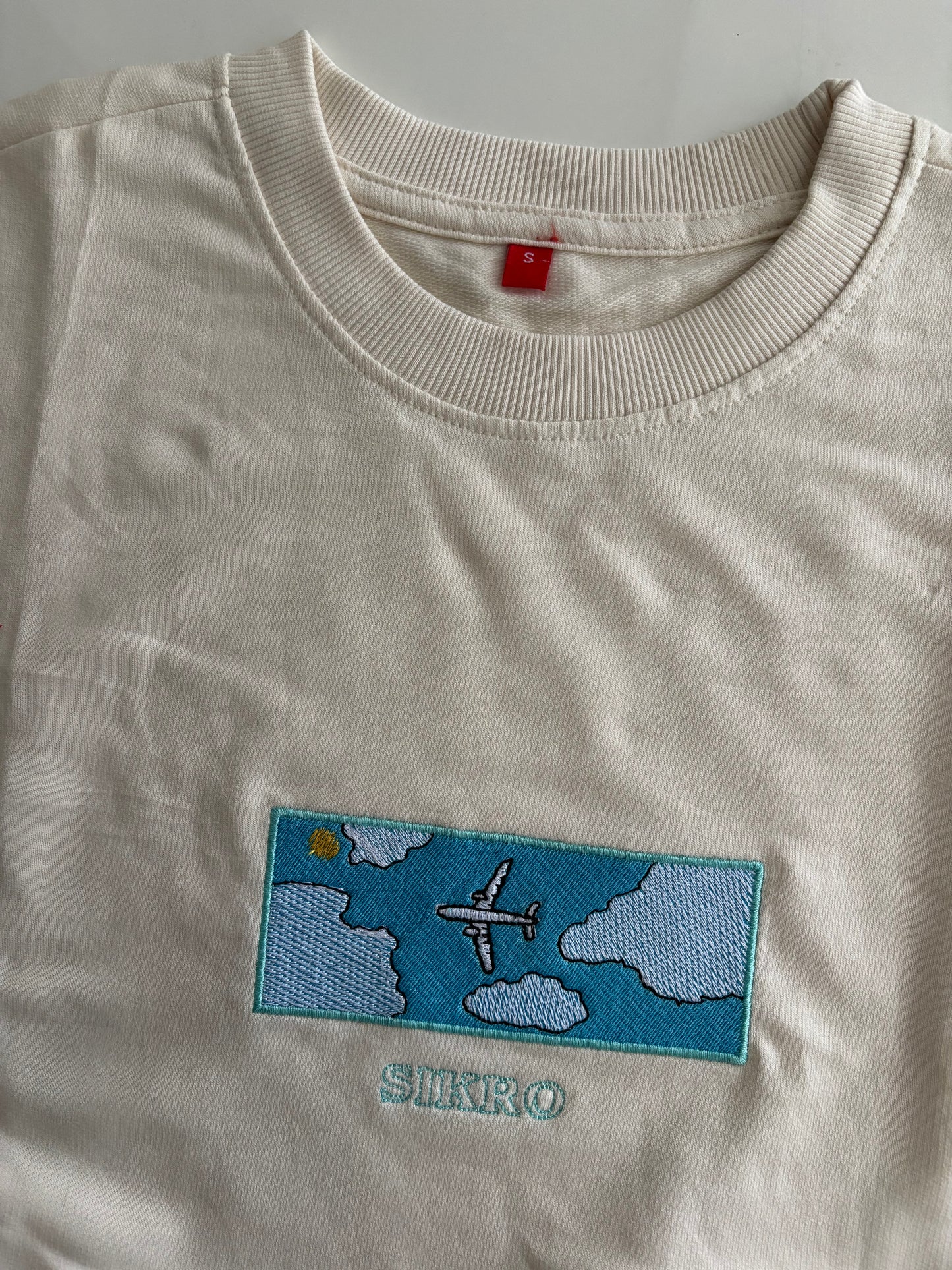 Airplane Stitched Oversized T-shirt