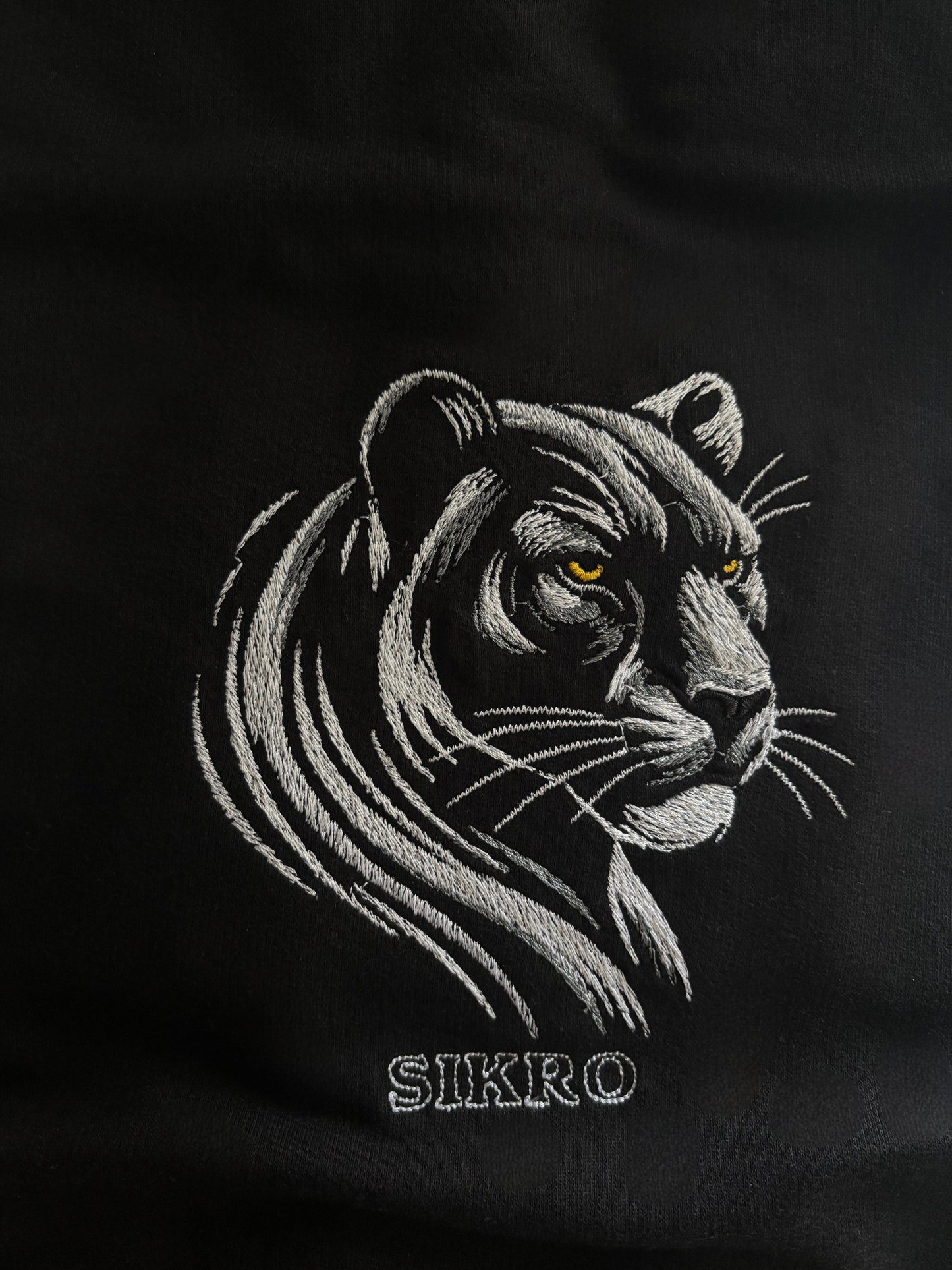 Tiger Stitched Oversized T-shirt