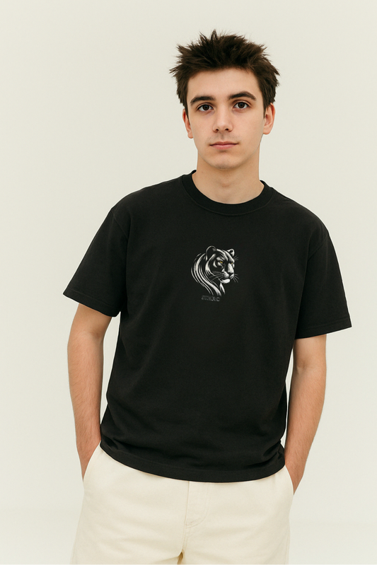Tiger Stitched Oversized T-shirt