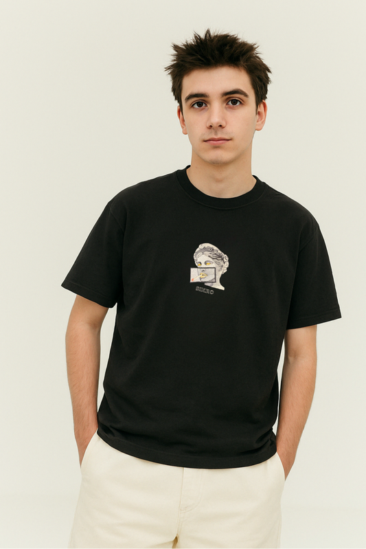 Smak Statue Stitched Oversized T-shirt
